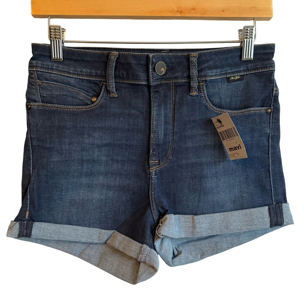 Women’s Mavi Gold Dark Wash Grace Jean Shorts Size 27